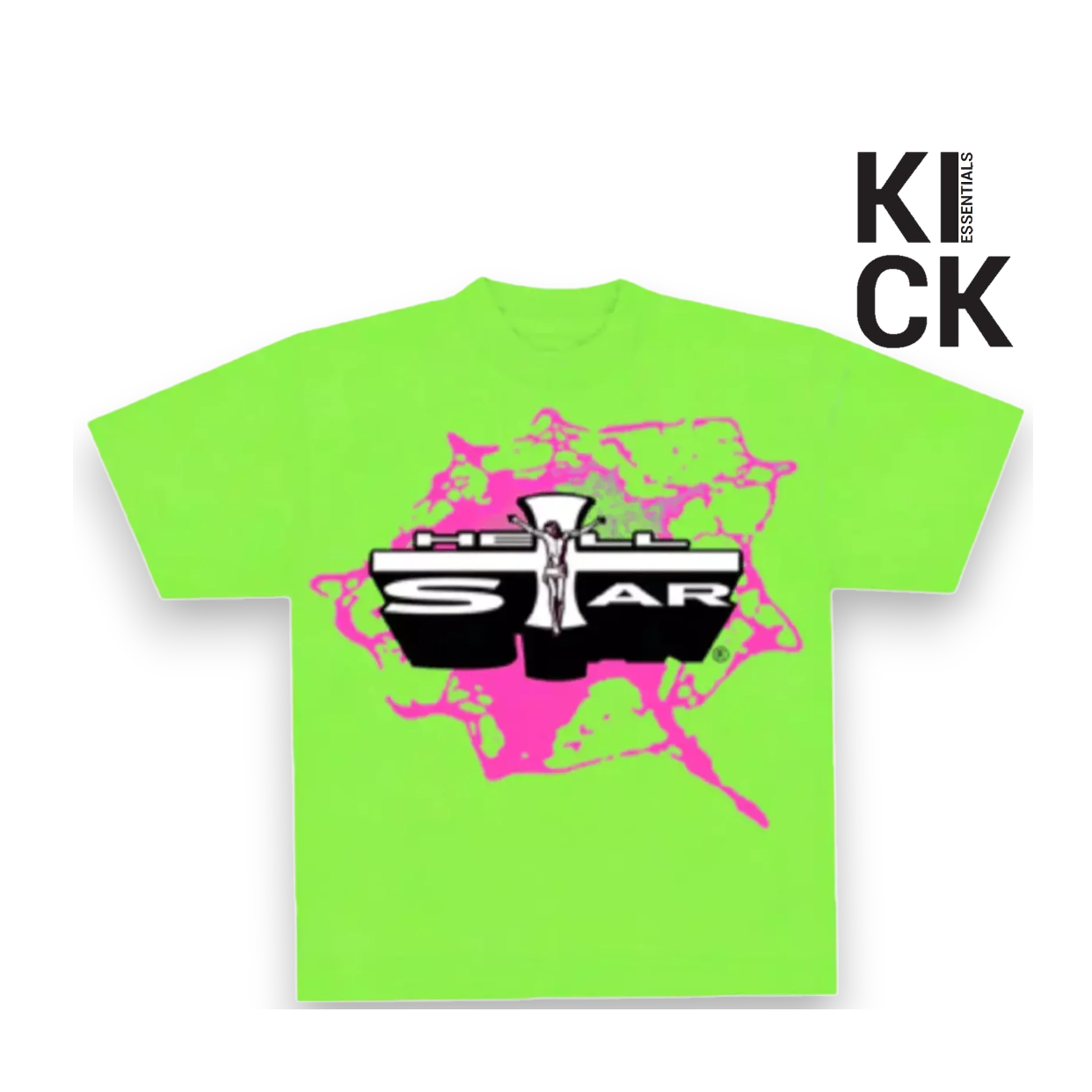 HELLSTAR TEE 'JESUS EMBLEM GREEN'