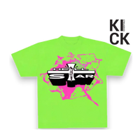 HELLSTAR TEE 'JESUS EMBLEM GREEN'