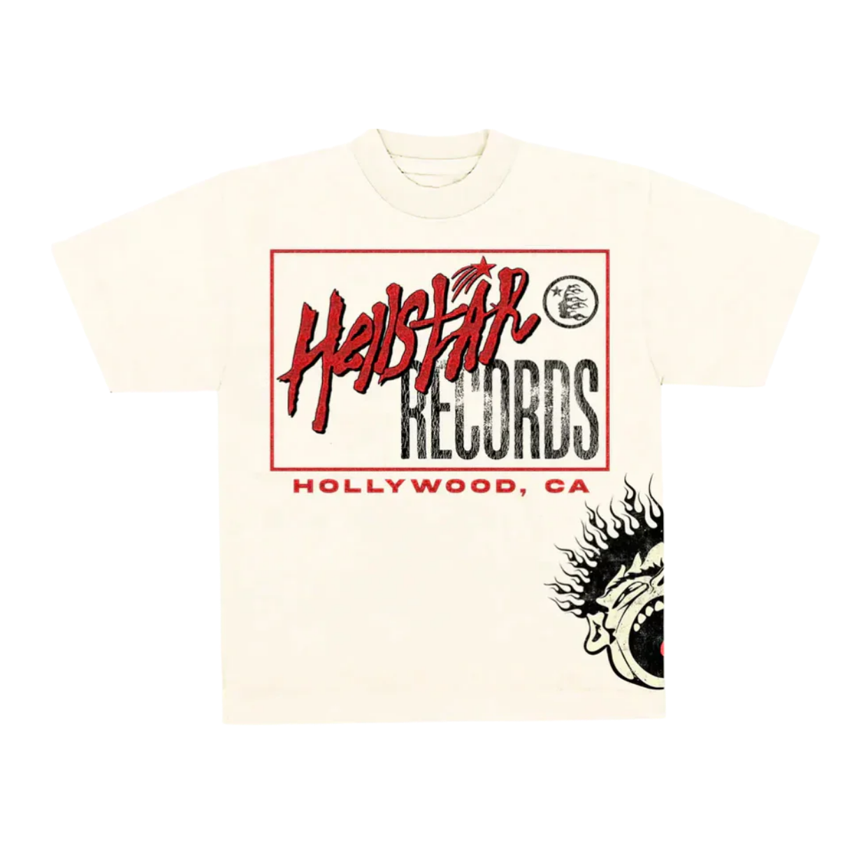 HELLSTAR TEE 'RECORDS WHITE'