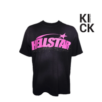HELLSTAR TEE 'CLASSIC RHINESTONE BLACK PINK'