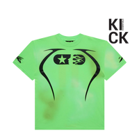 HELLSTAR TEE 'WARM UP NEON GREEN'