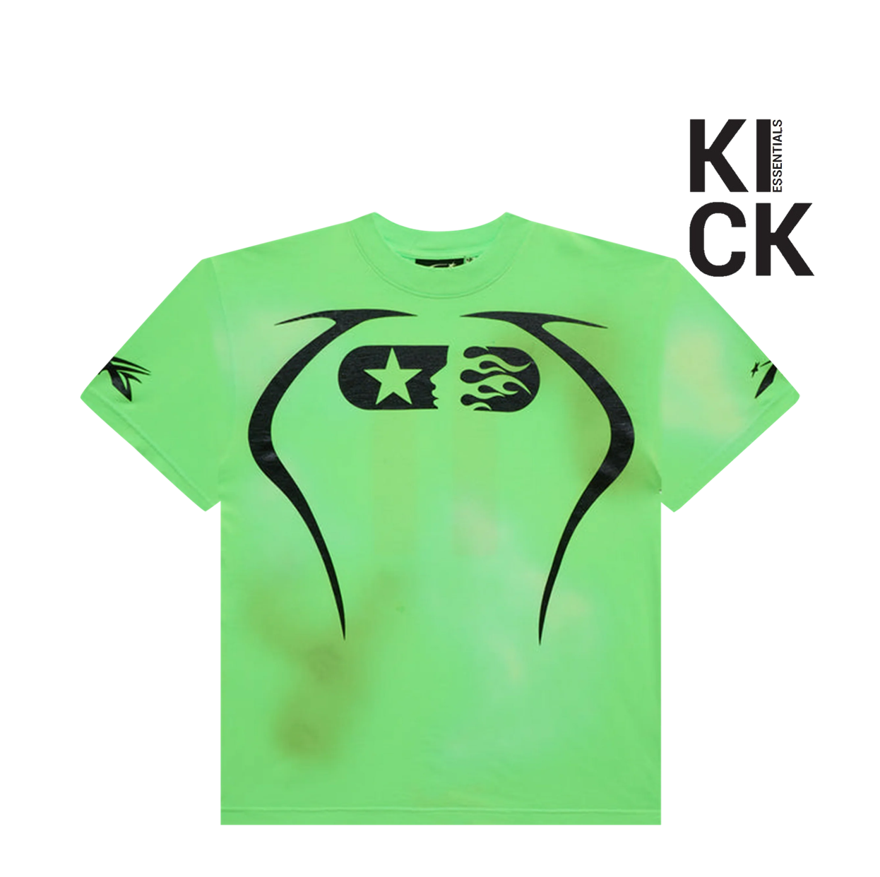 HELLSTAR TEE 'WARM UP NEON GREEN'