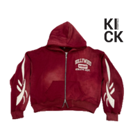 HOLLYWOOD HIDEOUT HOODIE 'PEP RALLY FLAME MAROON'