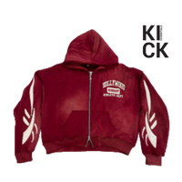 HOLLYWOOD HIDEOUT HOODIE 'PEP RALLY FLAME MAROON'