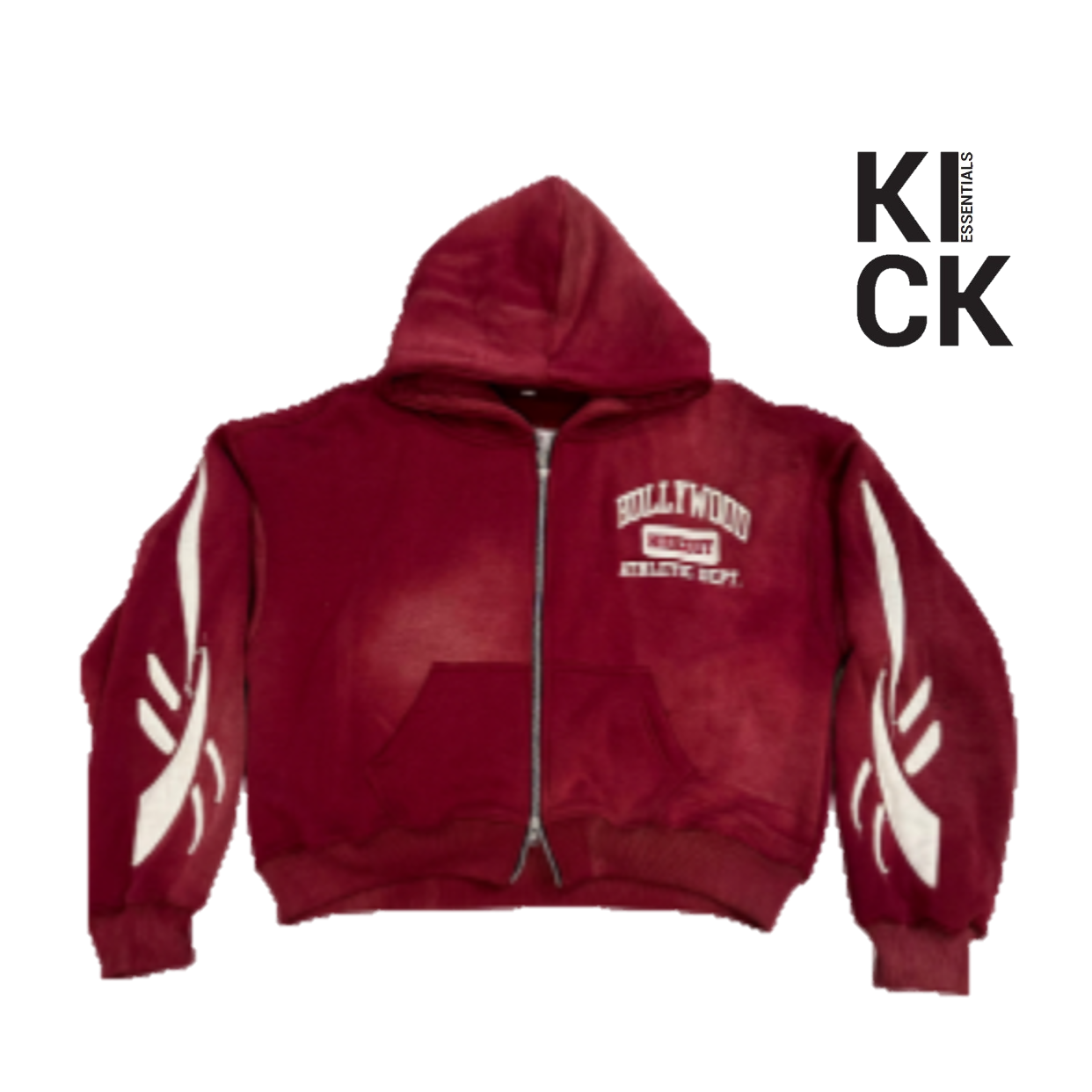 HOLLYWOOD HIDEOUT HOODIE 'PEP RALLY FLAME MAROON'