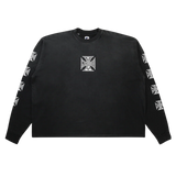 HMDDLA LONGSLEEVE 'BIKER BLACK'