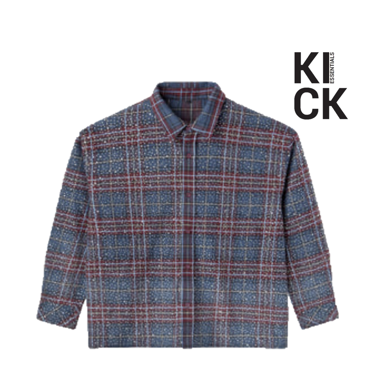 HMDDLA FLANNEL 'DISCO NAVY RED'