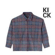 HMDDLA FLANNEL 'DISCO NAVY RED'