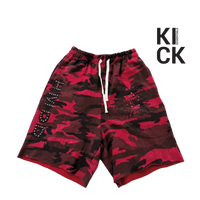 HMDDLA SHORT 'CAMO CHIMSTONE RED'