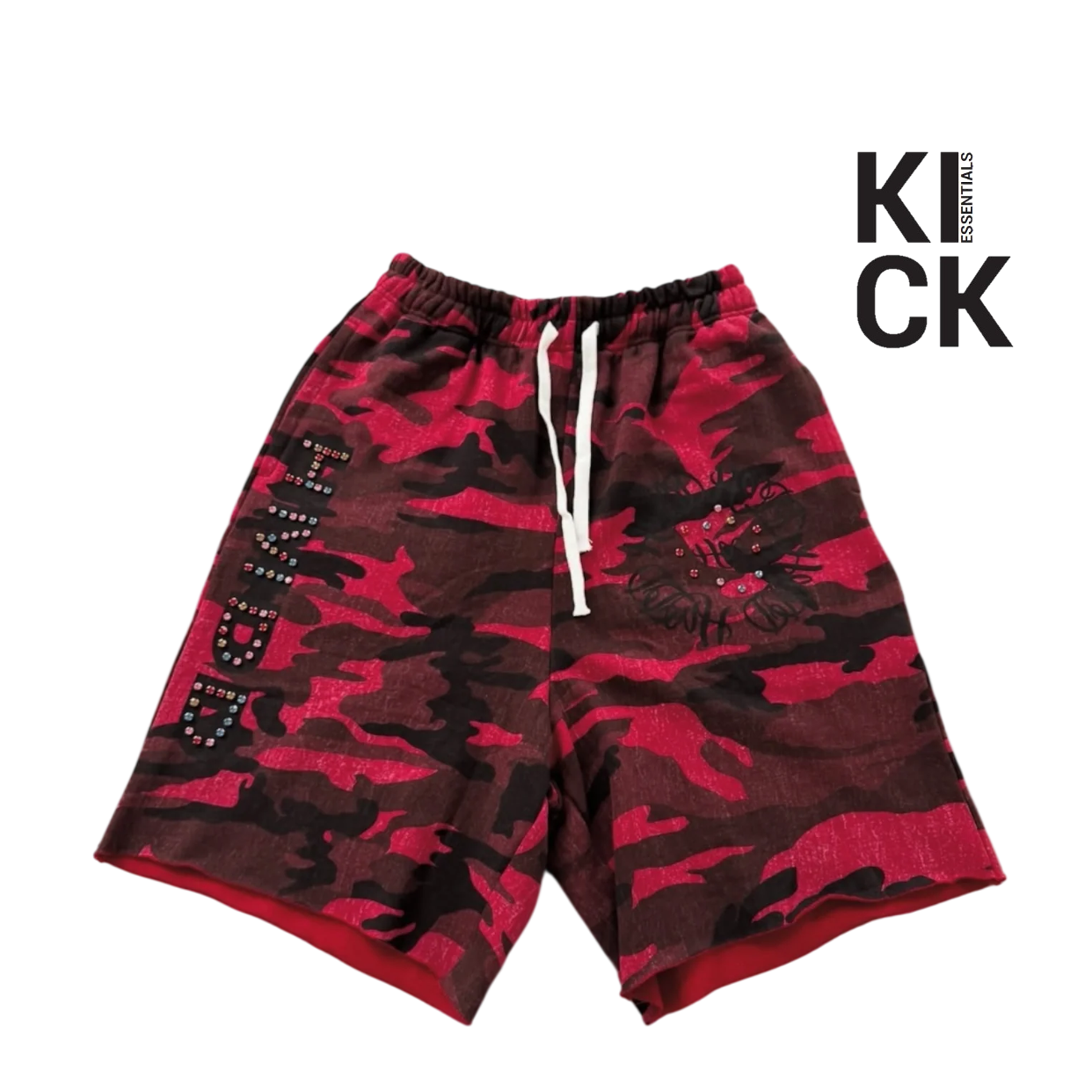 HMDDLA SHORT 'CAMO CHIMSTONE RED'