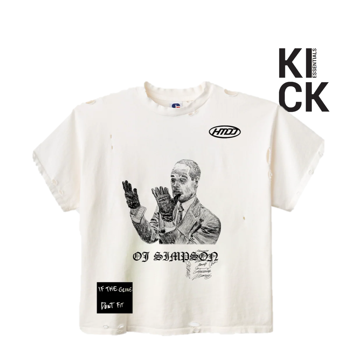 HMDDLA TEE 'OJ SQUEEZE WHITE