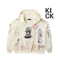 HMDDLA HOODIE 'SKETCH WHITE'