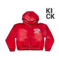 HOLLYWOOD HIDEOUT HOODIE 'RED'