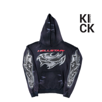 HELLSTAR HOODIE 'AIRBRUSHED BLACK'