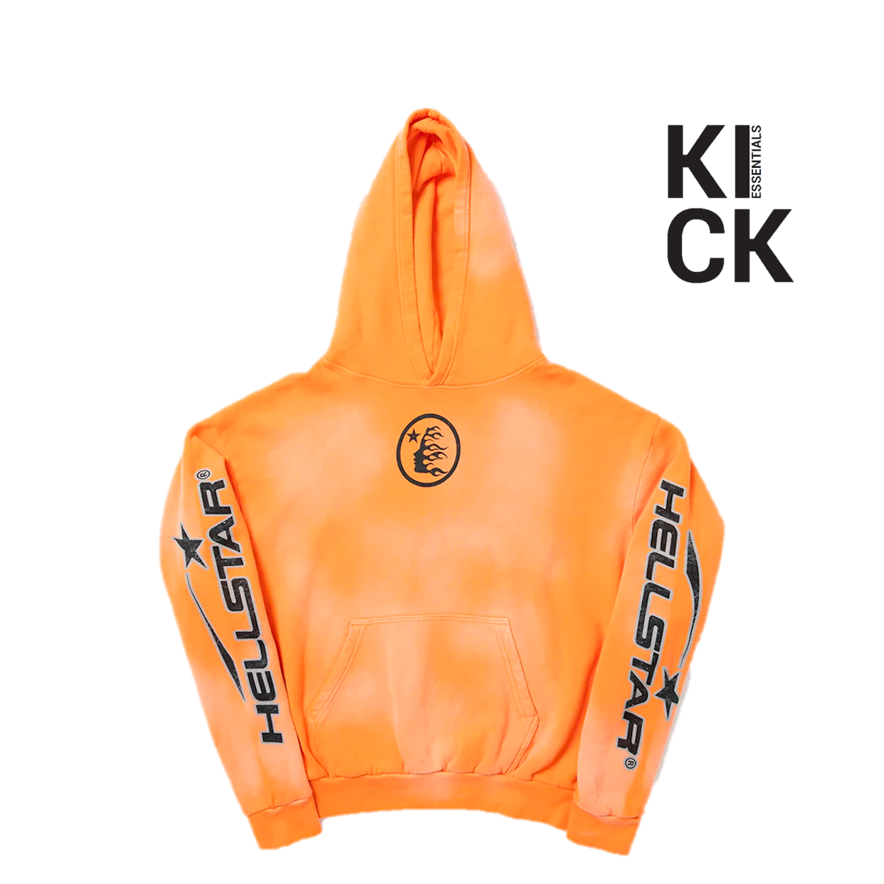 HELLSTAR HOODIE 'ORANGE DYE'