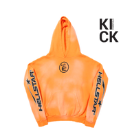 HELLSTAR HOODIE 'ORANGE DYE'