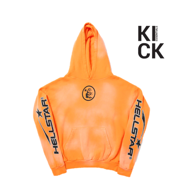 HELLSTAR HOODIE 'ORANGE DYE'