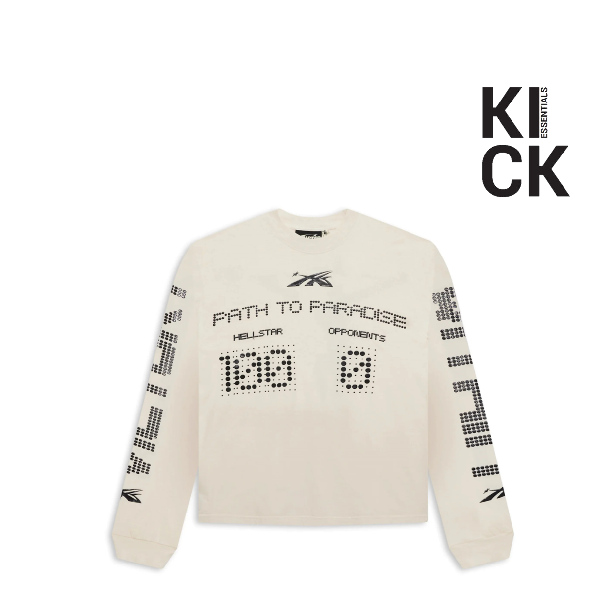 HELLSTAR LONGSLEEVE 'SCOREBOARD WHITE'