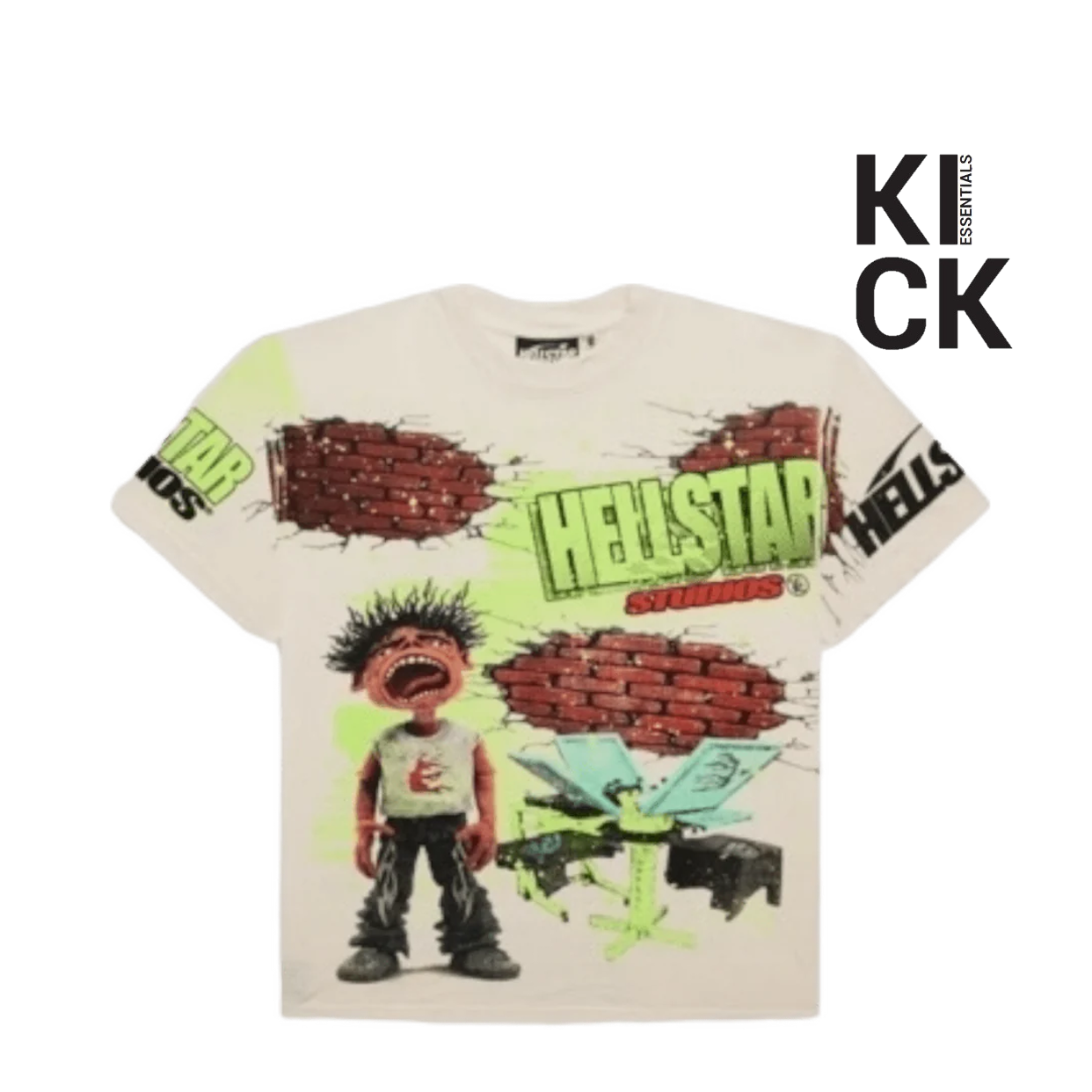 HELLSTAR TEE 'STUDIO BRICK WALL'