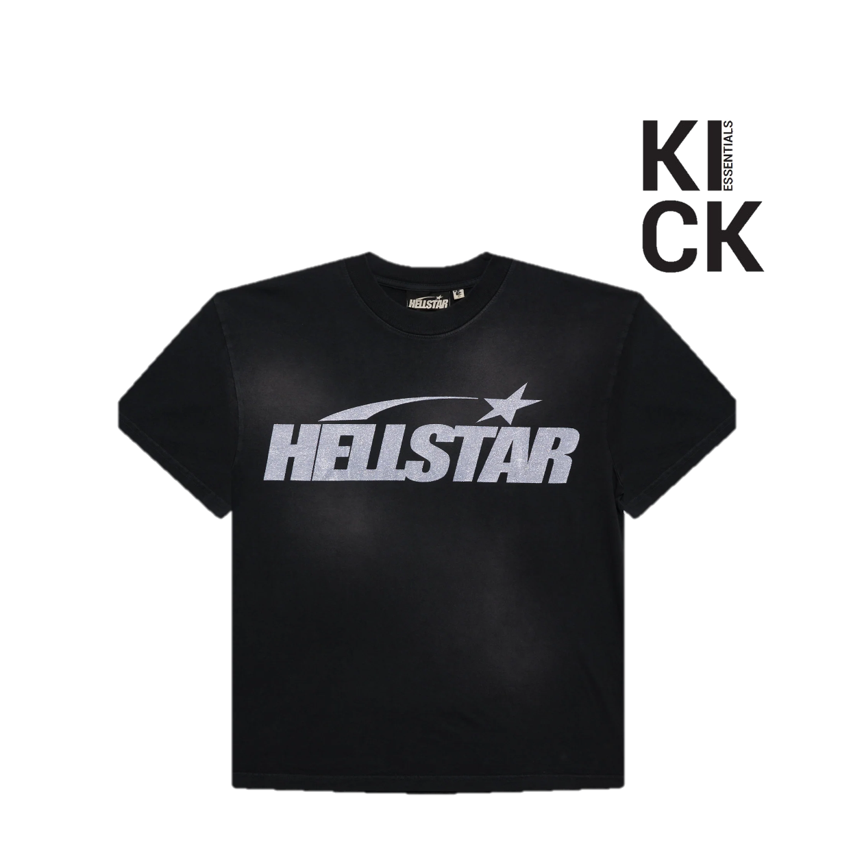 HELLSTAR TEE 'CLASSIC BLACK GLITTER'