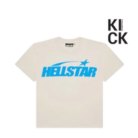 HELLSTAR TEE 'WHITE LIGHT BLUE GEL'