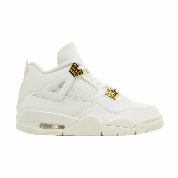 AIR JORDAN 4 RETRO (W) 'METALLIC GOLD'