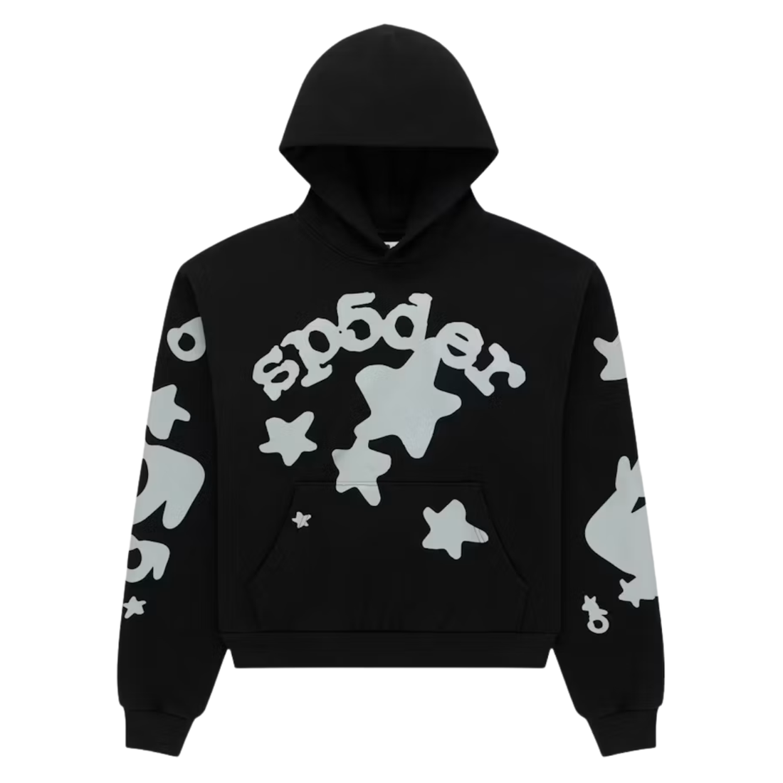 SP5DER HOODIE 'REFLECTIVE BELUGA BLACK'