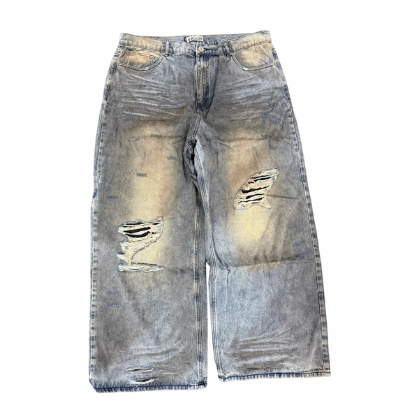 VALE FOREVER PANT 'DIRTY OVERSIZED DENIM'