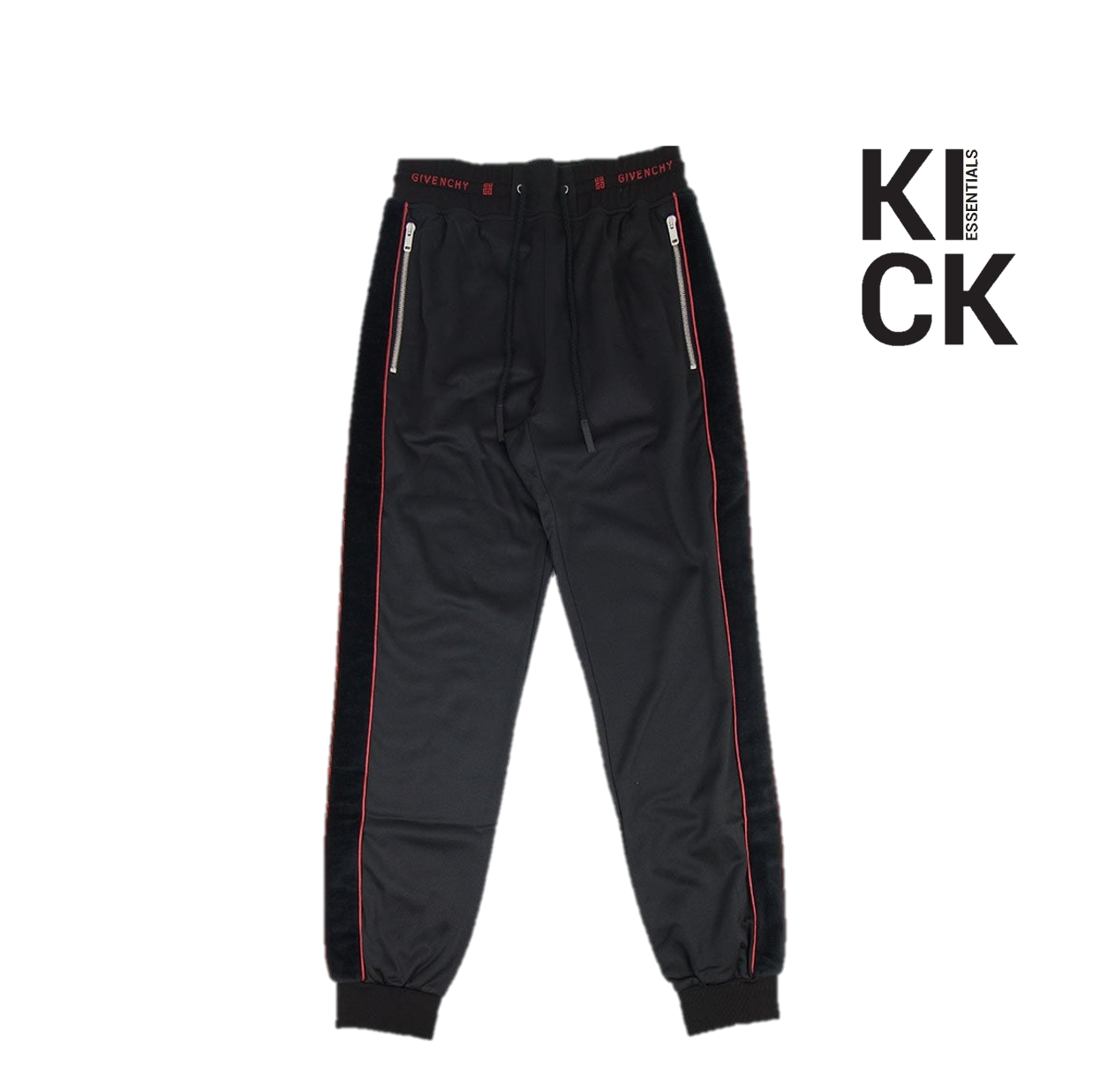 GIVENCHY PANT 'RED BLACK LOGO'