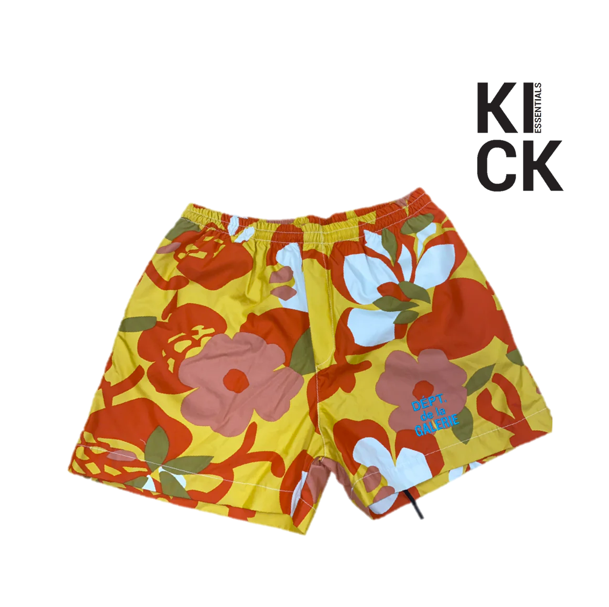 GALLERY DEPT SHORT 'ZUMA ORANGE FLORAL'