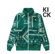 PALM ANGELS JACKET 'BANDANA TRACK GREEN'