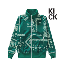 PALM ANGELS JACKET 'BANDANA TRACK GREEN'