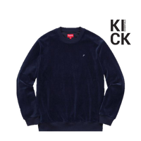 SUPREME CREWNECK 'RUBBED VELOUR'