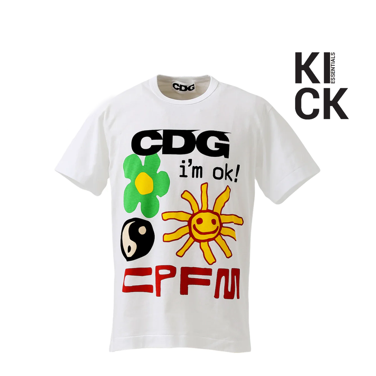 CPFM TEE 'X CDG IÕM OK WHITE'