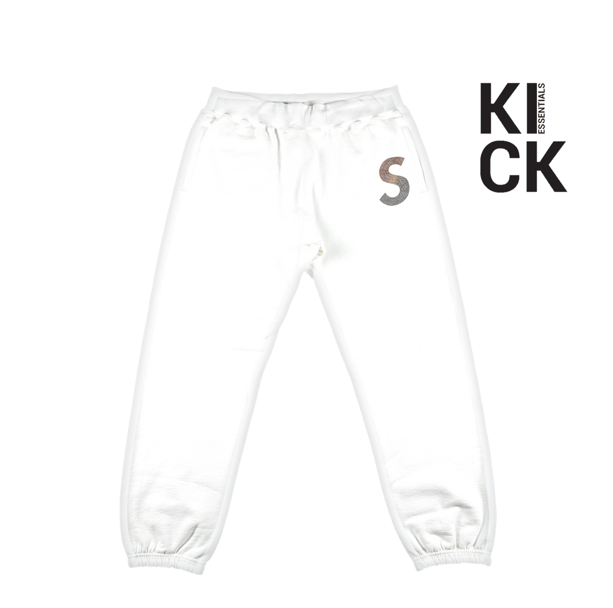 SUPREME SWEATS 'SWAROVSKI WHITE'