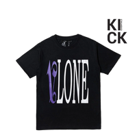 VLONE TEE 'X PALM ANGELS BLACK PURPLE'