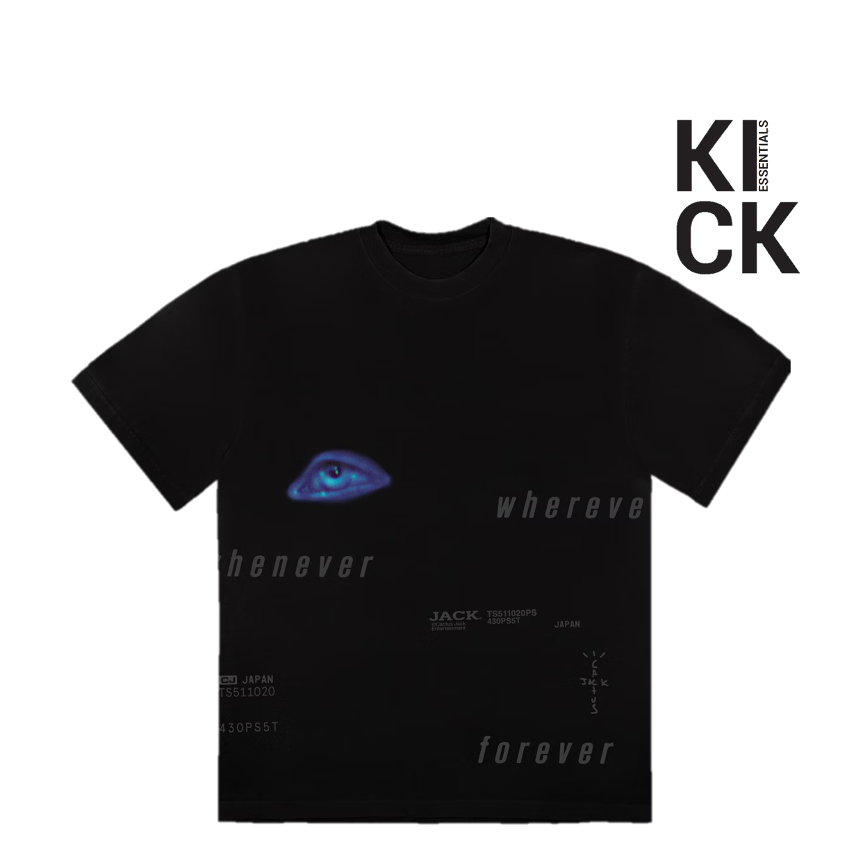 TRAVIS SCOTT TEE 'DIGITAL EYE II BLACK'