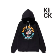 BAPE HOODIE 'AND RALPH BREAKS THE INTERNET PULLOVER BLACK'