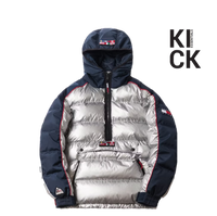 KITH HOODIE 'TOMMY HILFIGER EXPEDITION PUFFER SILVER'