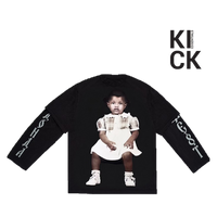 KANYE WEST TEE 'DONDA 2 LAYER LS BLACK'