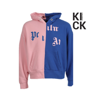 PALM ANGELS HOODIE 'NBA BROKEN LOGO BLUE PINK'