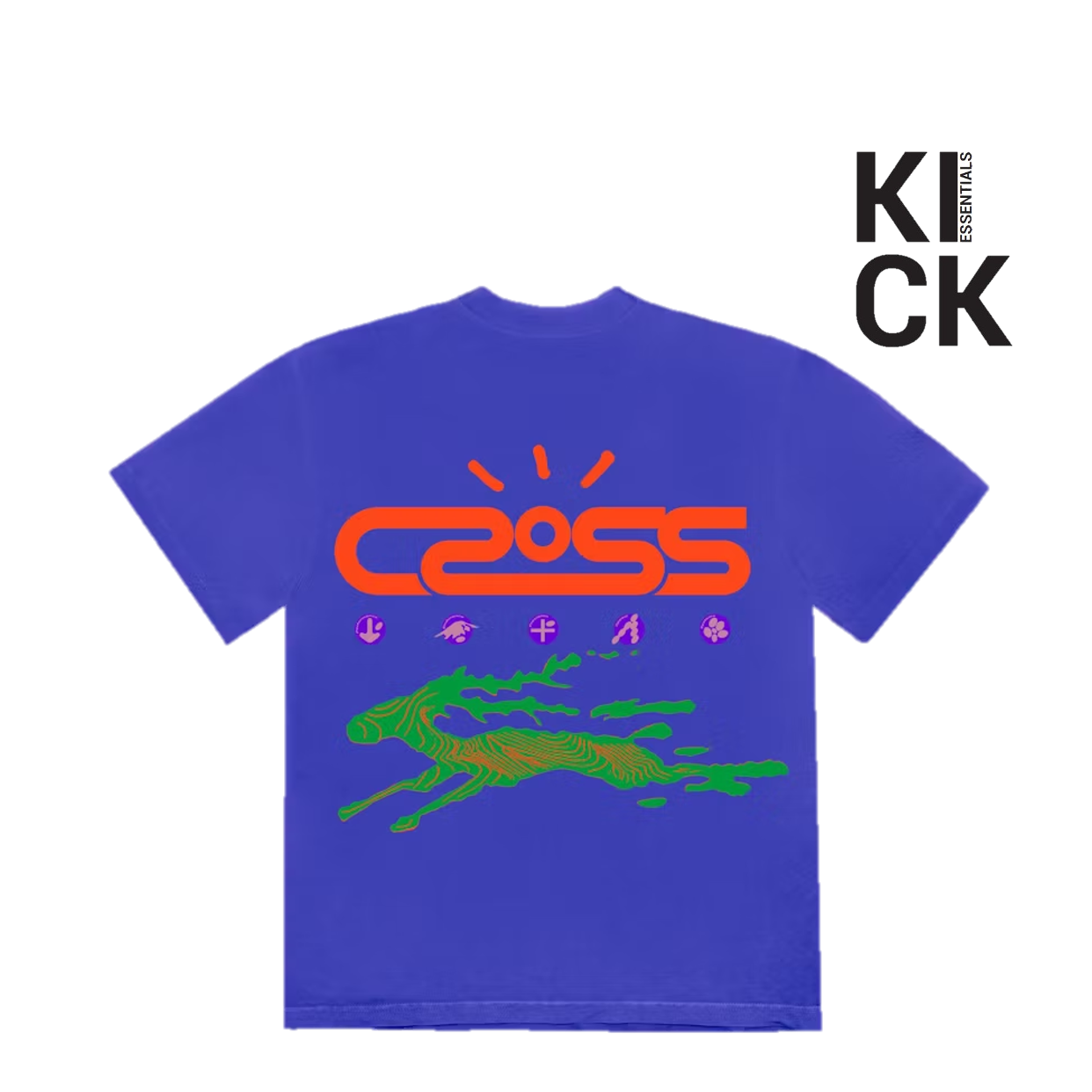 TRAVIS SCOTT TEE 'CACTUS JACK CROSS TECH I ROYAL'