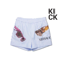 VERSACE SHORT 'MEDUSA BIGGIE PRINT COTTON'