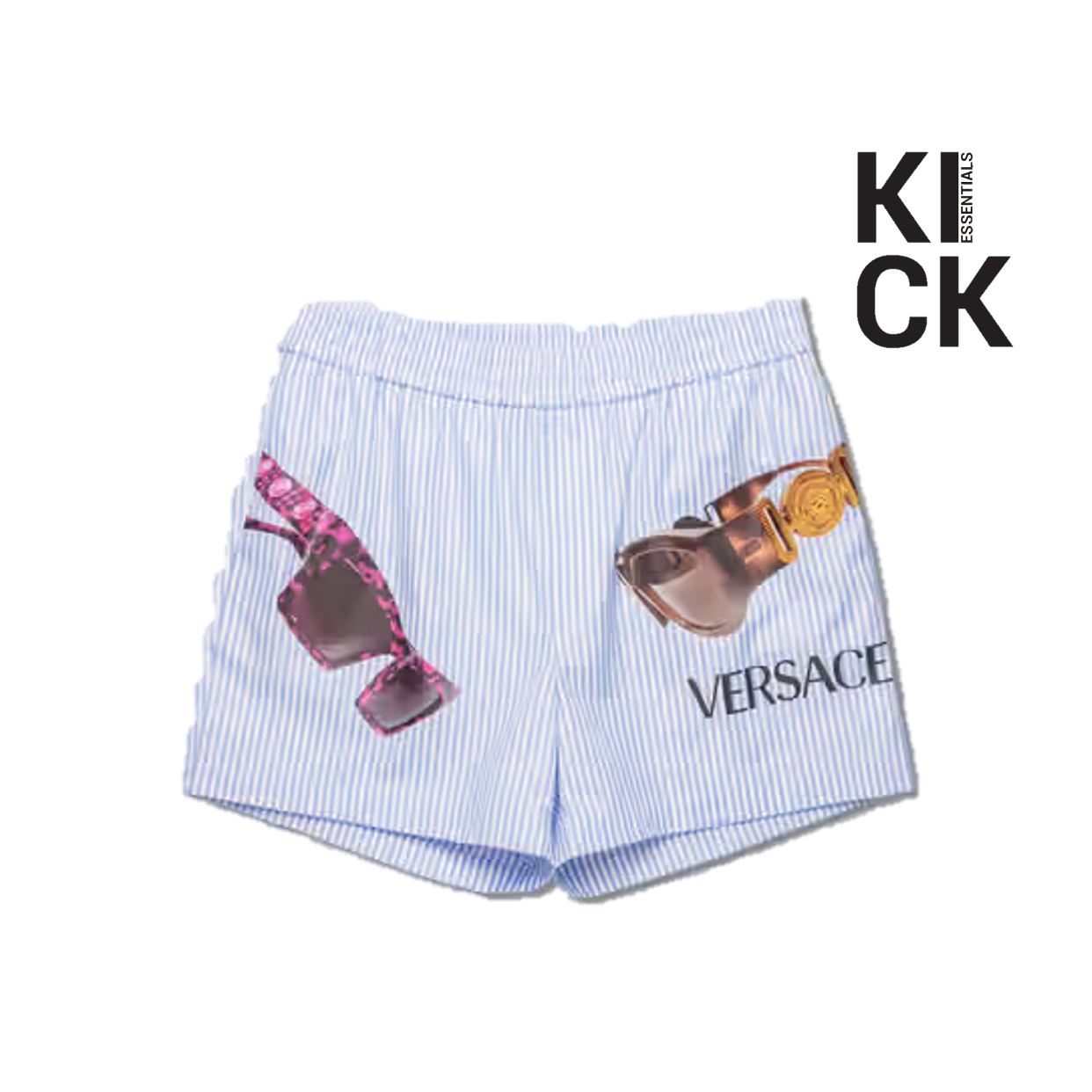 VERSACE SHORT 'MEDUSA BIGGIE PRINT COTTON'