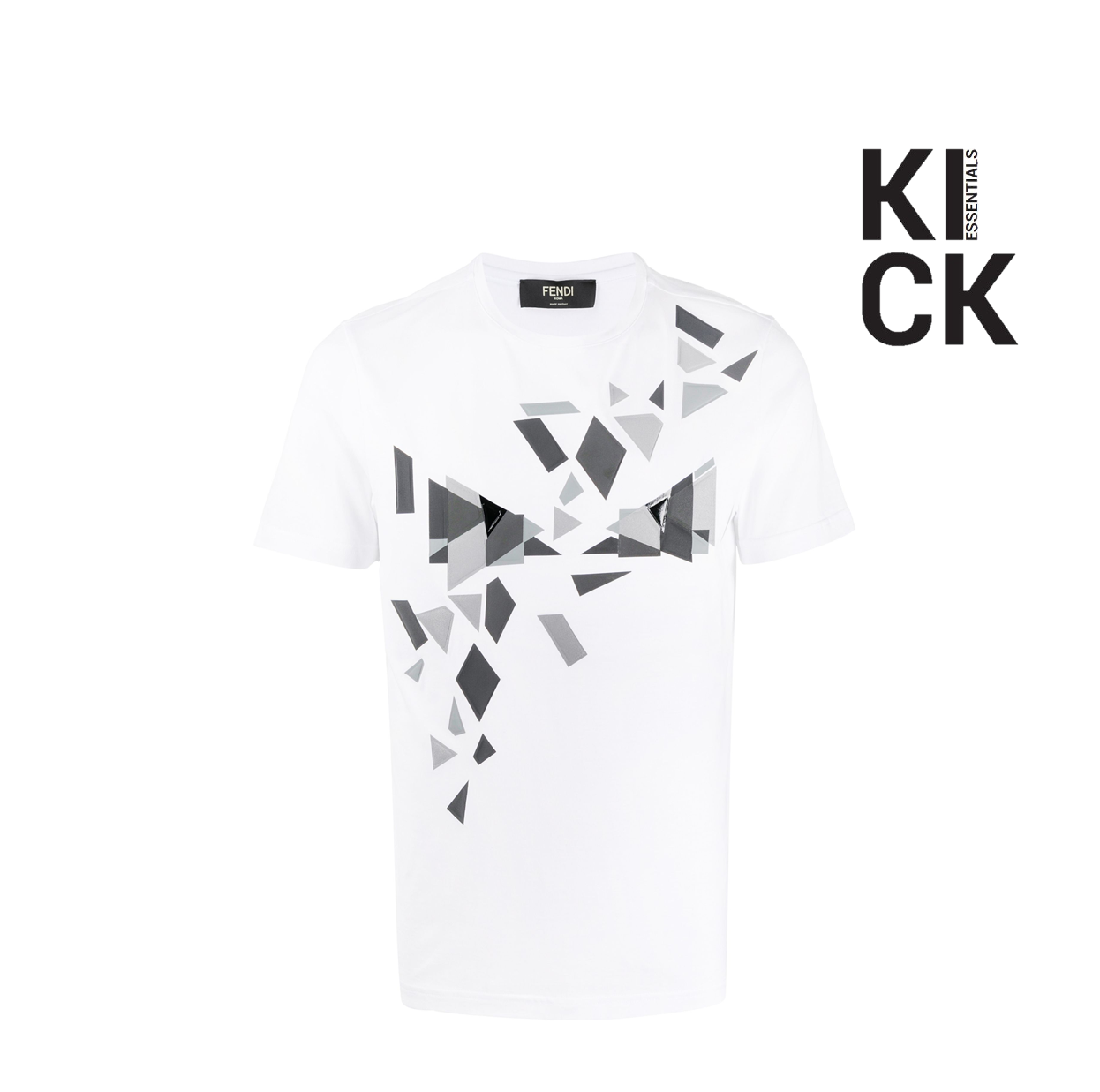 FENDI TEE 'CUBIC EYE'