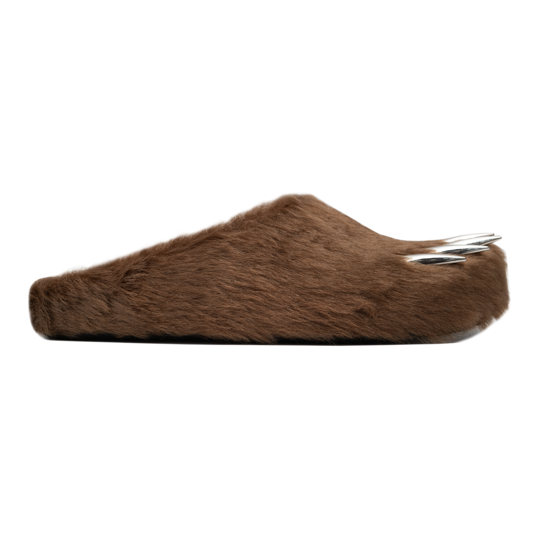 Bravest Studios Brown Bear Claw mules — side view