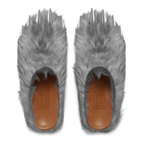 Bravest Studios Grey Bear Claw mules — top view of pair