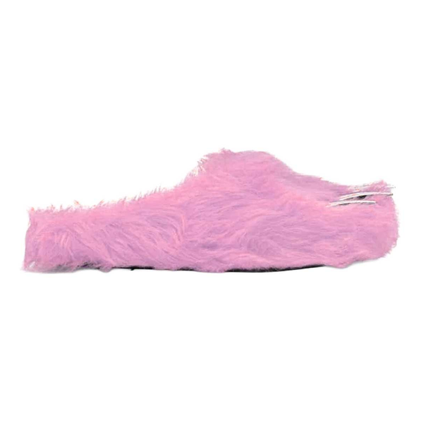 Bravest Studios Pink Bear Claw mule — side view on white background