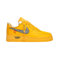 NIKE AIR FORCE 1 LOW 'OFF-WHITE UNIVERSITY GOLD METALLIC SILVER'