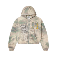 VALE FOREVER HOODIE 'ZIP-UP CHEETAH CAMO'